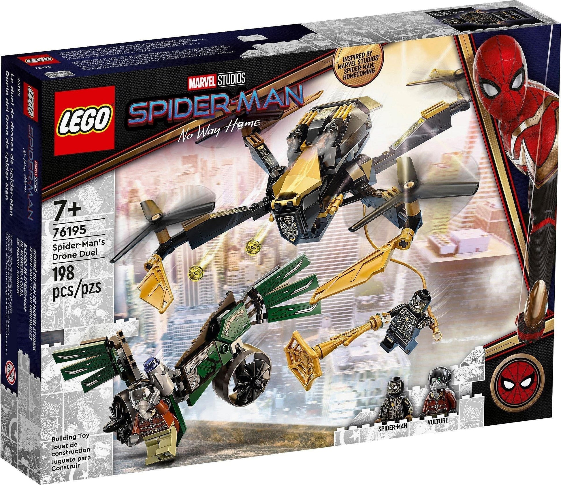 LEGO Spider-Man's duel met de drone 76195 Super Heroes LEGO SPIDERMAN @ 2TTOYS LEGO €. 17.99