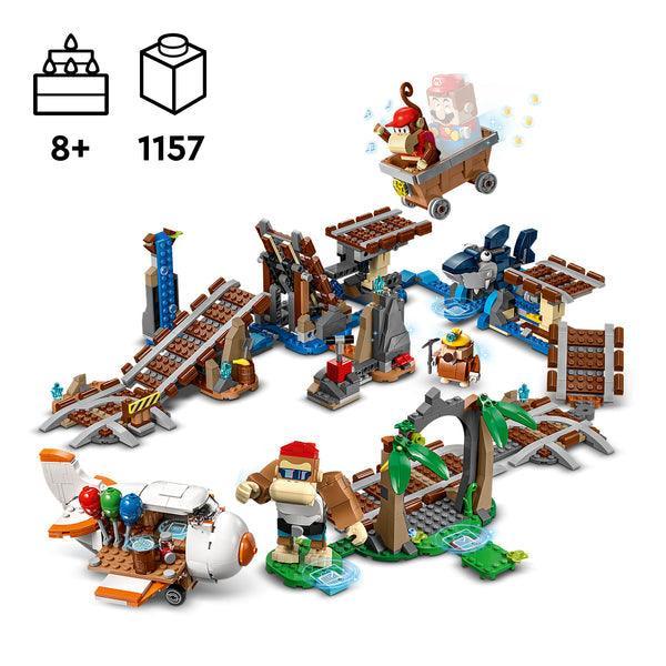 LEGO Uitbreidingsset: Diddy Kongs mijnwagenrit 71425 SuperMario LEGO SUPERMARIO @ 2TTOYS LEGO €. 88.98