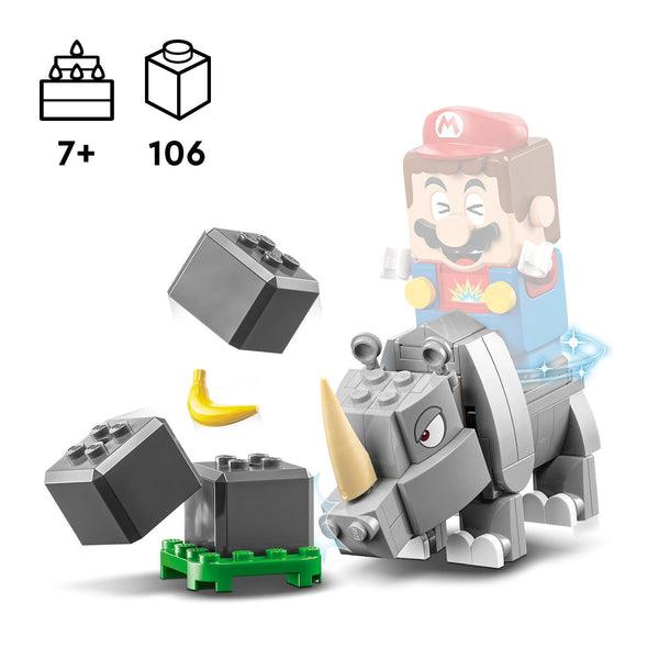 LEGO Uitbreidingsset: Rambi de neushoorn 71420 SuperMario LEGO @ 2TTOYS LEGO €. 8.48