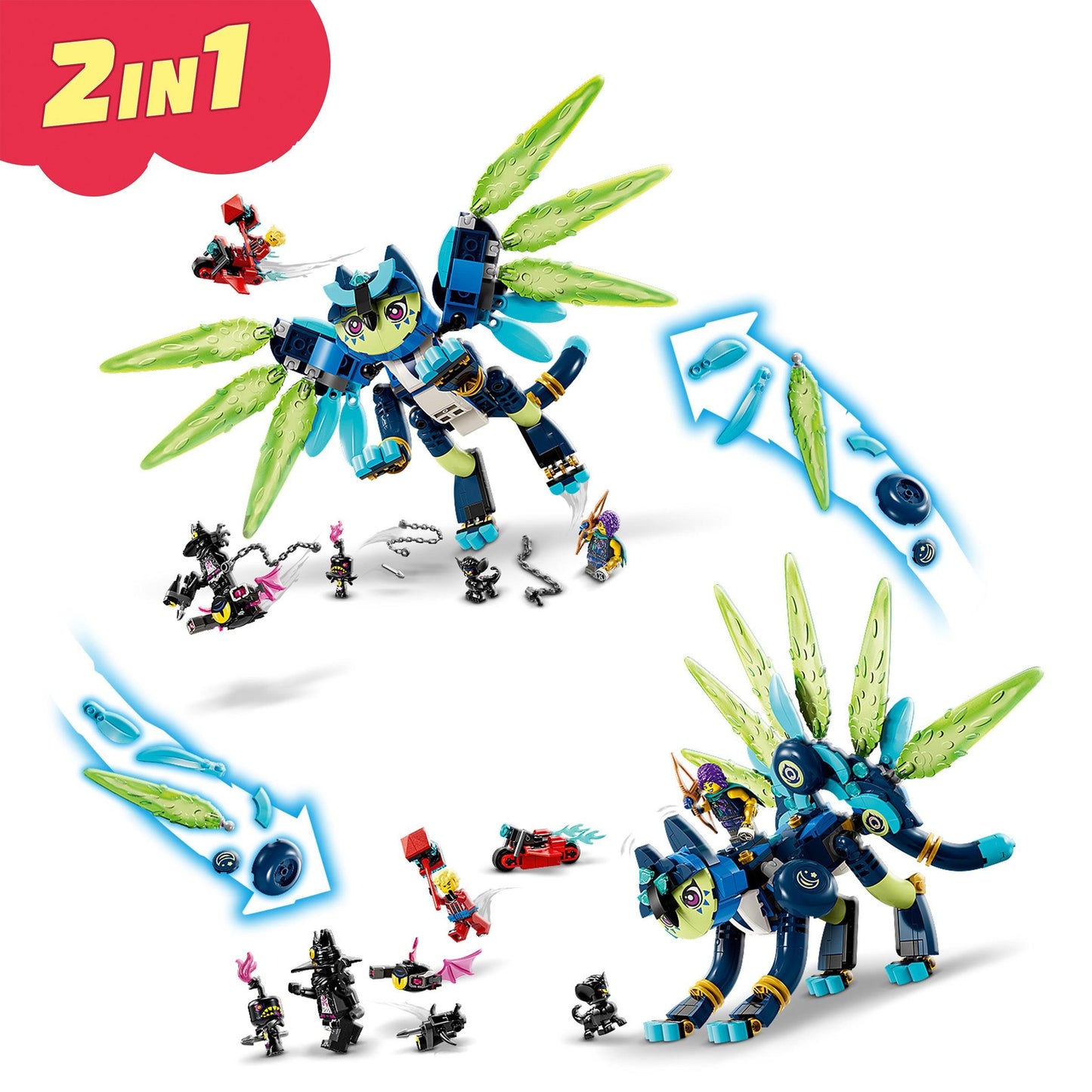 LEGO Zoey en Zian de Kat-Uil 71476 Dreamzzz LEGO DREAMZzz @ 2TTOYS LEGO €. 49.99